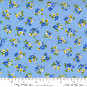 Moda Summer Breeze Sky Multi Tossed Flower 33613 15