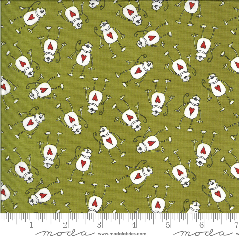 Moda Animal Crackers Monkeys Pickle 5803 12