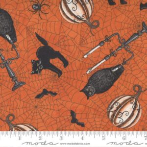 Moda Ghostly Greetings Pumpkin 56041 13