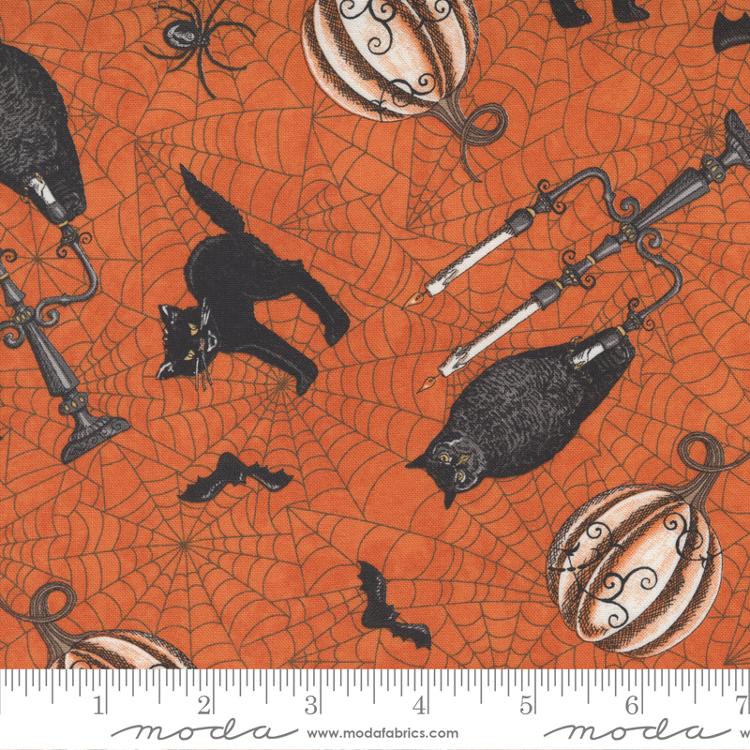Moda Ghostly Greetings Pumpkin 56041 13