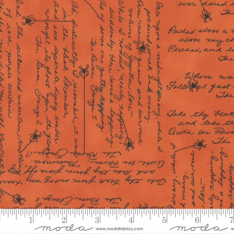 Moda Ghostly Greetings Pumpkin 56043 13