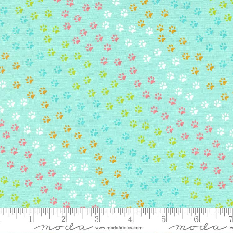 Moda Here Kitty Kitty Aqua 20835 19