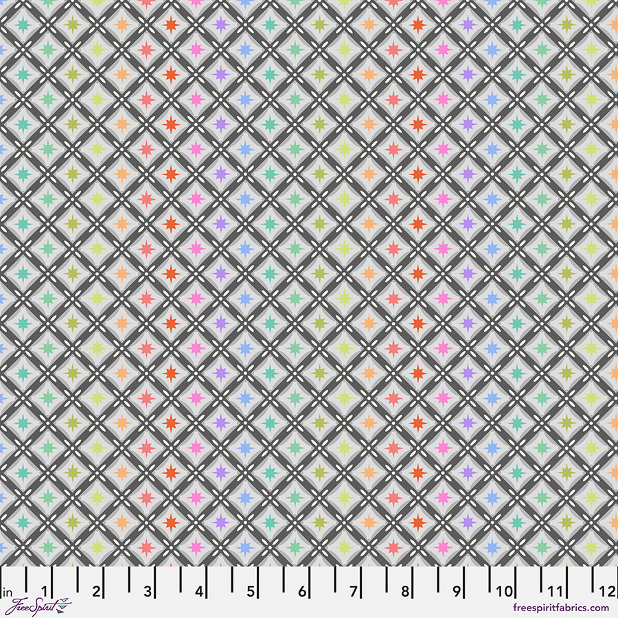 Free Spirit Tula Pink Roar! Stargazer - PWTP228 Storm