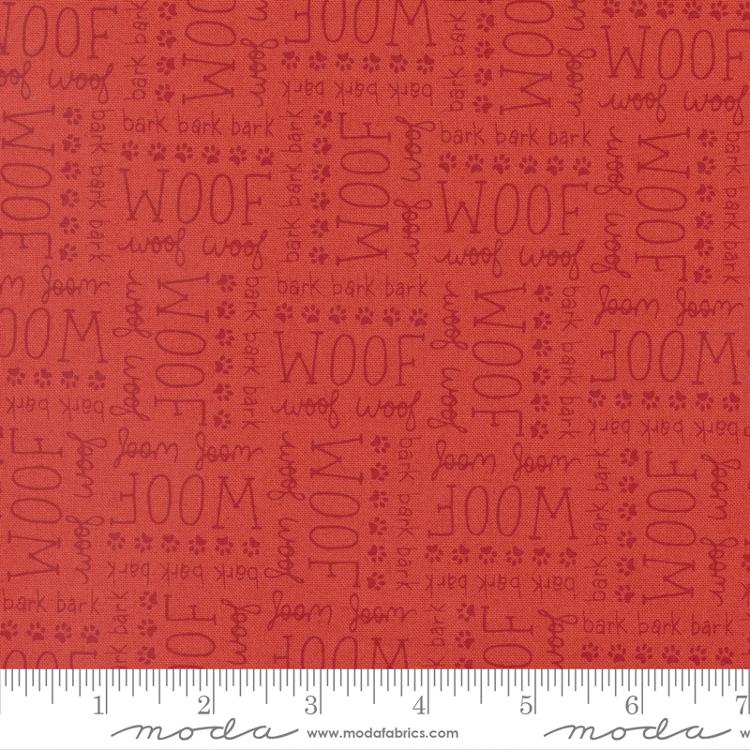 Moda Dog Daze Red 20843 17